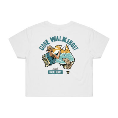 Cropped Tee - Clay White Thumbnail