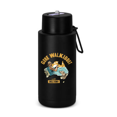 1L Water Bottle - Black Thumbnail