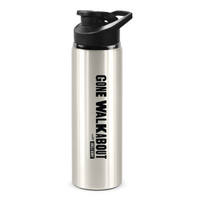 750ml Aluminium Water Bottle - Shiny Thumbnail